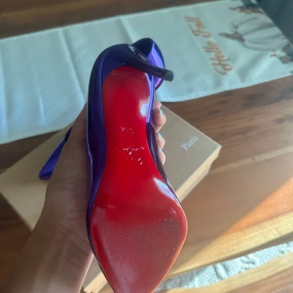 Purple Stiletto Heels - Picture 4 of 4